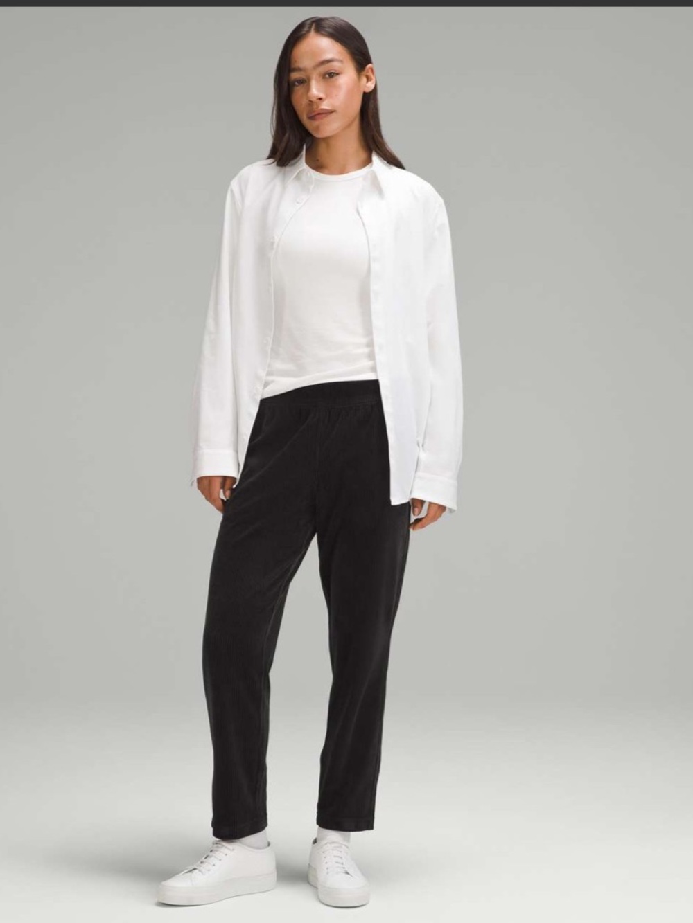 lululemon athletica Midrise Velvet Cord Scuba Wideleg Pant Pull-On Pants